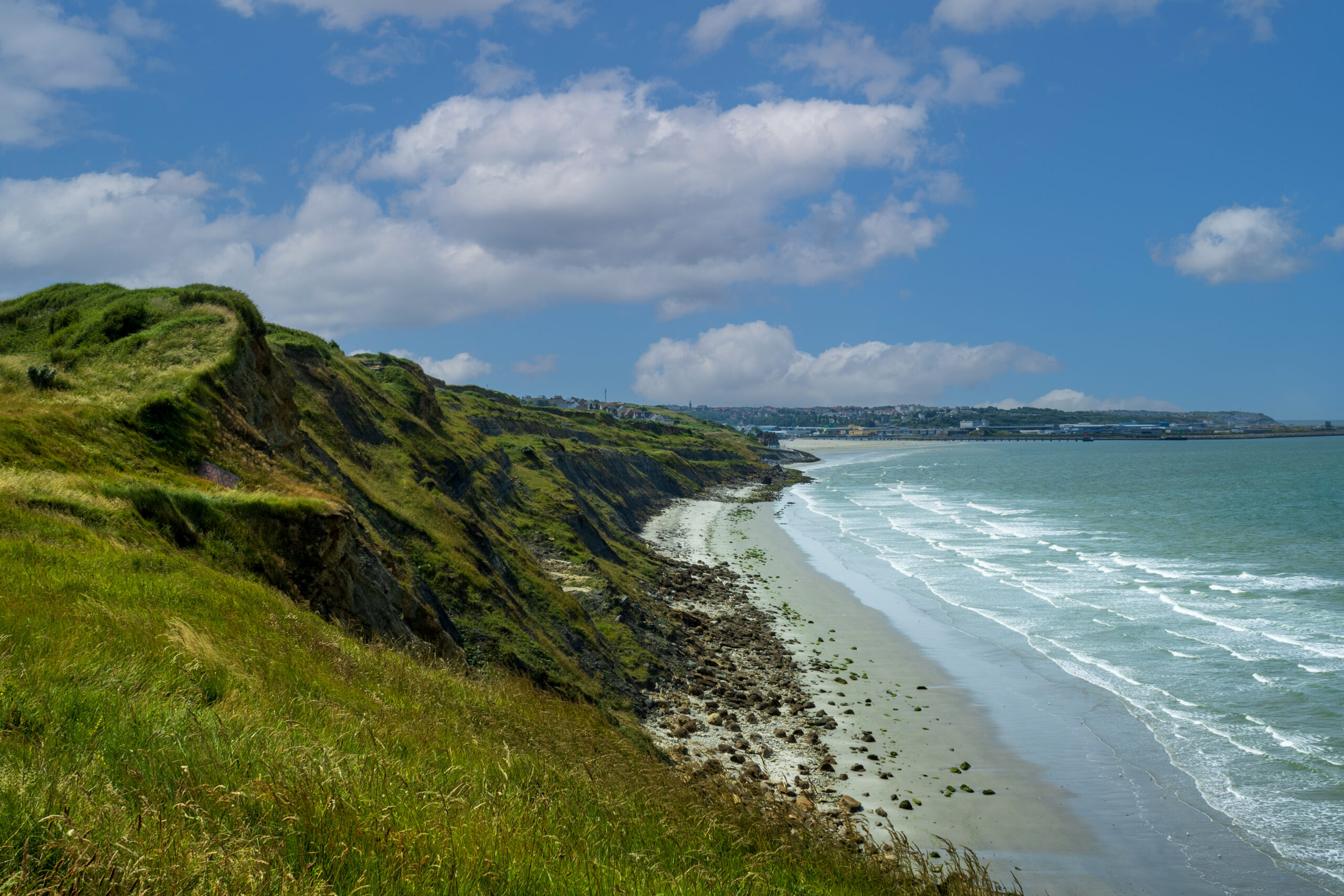 Landscapes with sunset and sunrise from audresselles, ambleteuse and wimereux in france